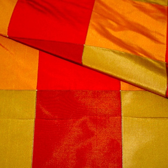 Block Party Buffalo Check Color Pimento Fabric - Picture 1 of 4